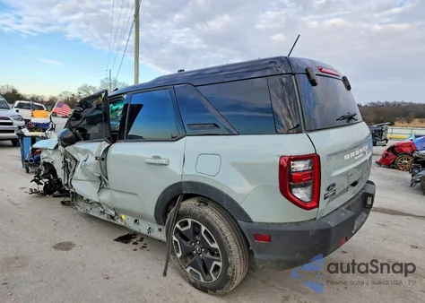 2024 Ford Bronco Sport Outer Banks z USA, uszkodzony, nr VIN 3FMCR9C68RRF17692